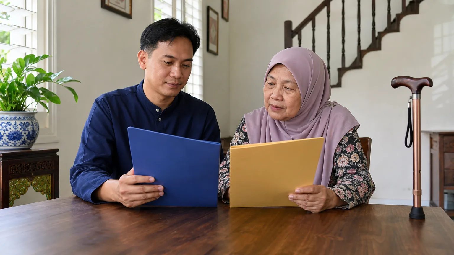 Keluarga Melayu Malaysia membandingkan pilihan penjagaan fisioterapi secara praktikal